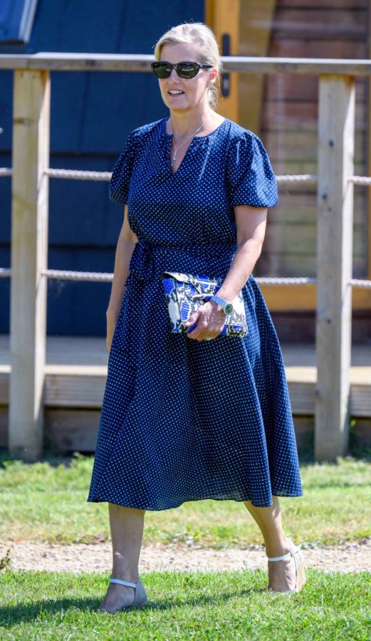 sophie wessex blue dress - Prince Edward Sophie julysaleinclusion Laced With Charm Fit COLOR:Lavender (as pictured)