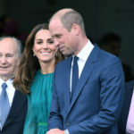 Kate Wears Goes Green and Floaty at the Aga Khan Centre