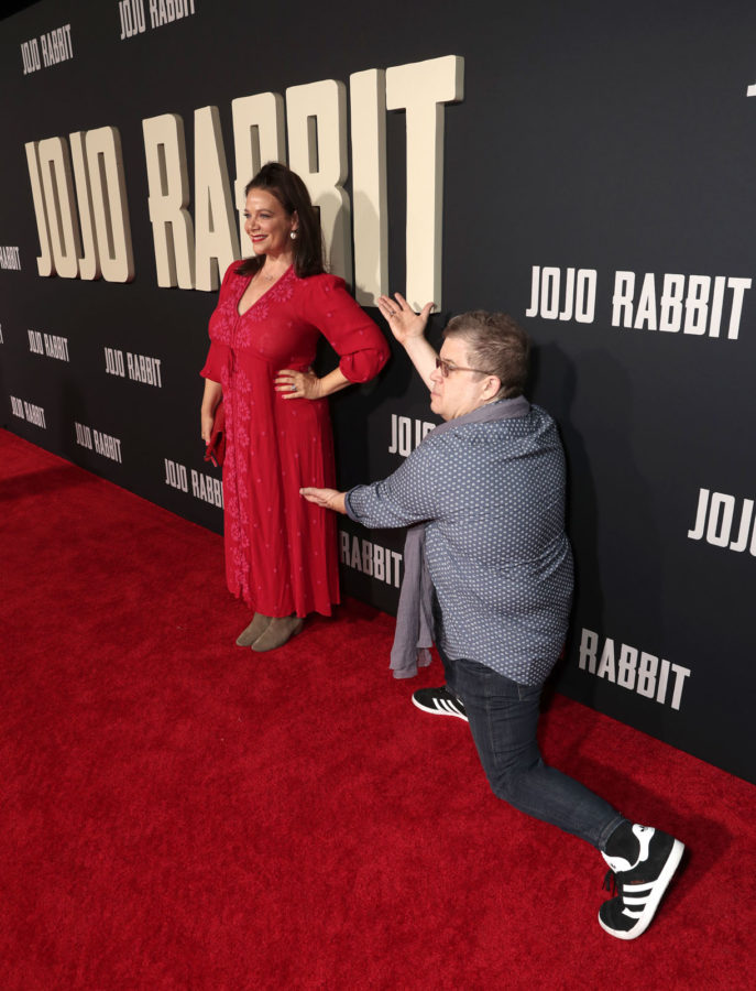 Aubrey Plaza is sheer daring in see-through top over lacy bra at LA  premiere of Jojo Rabbit