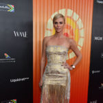 Charlize Theron Glitters in Gold for Her Charity