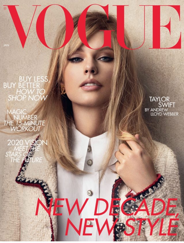 Image result for taylor swift vogue 2020