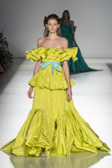 Ralph & Russo Sends Some Chartreuse Down The Runway - Go Fug Yourself