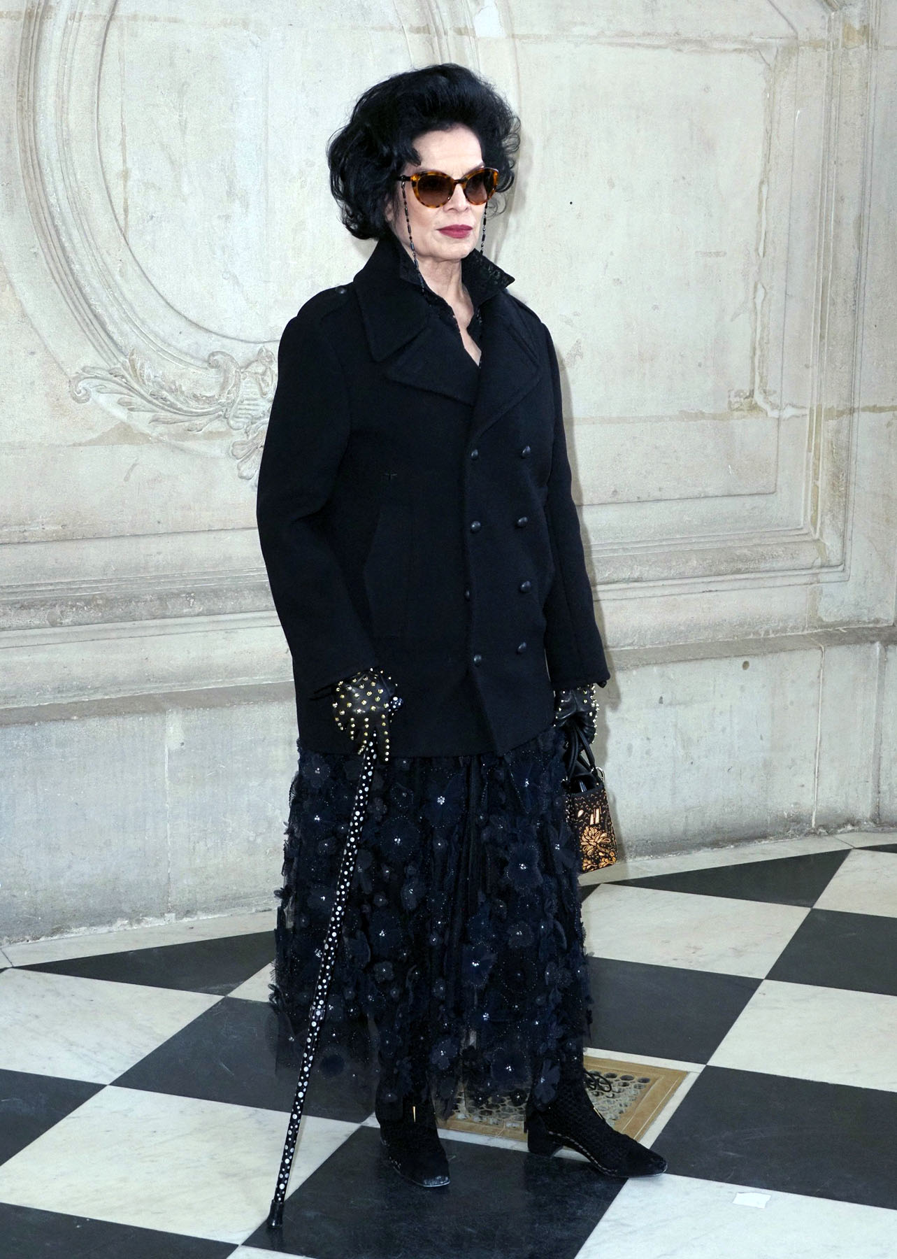 bianca jagger dior dress