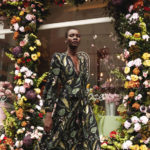 Lela Rose Presented Her Clothes in Front of a Makeshift Flower Shop
