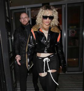 Rita Ora out and about, London, UK - 16 Mar 2020