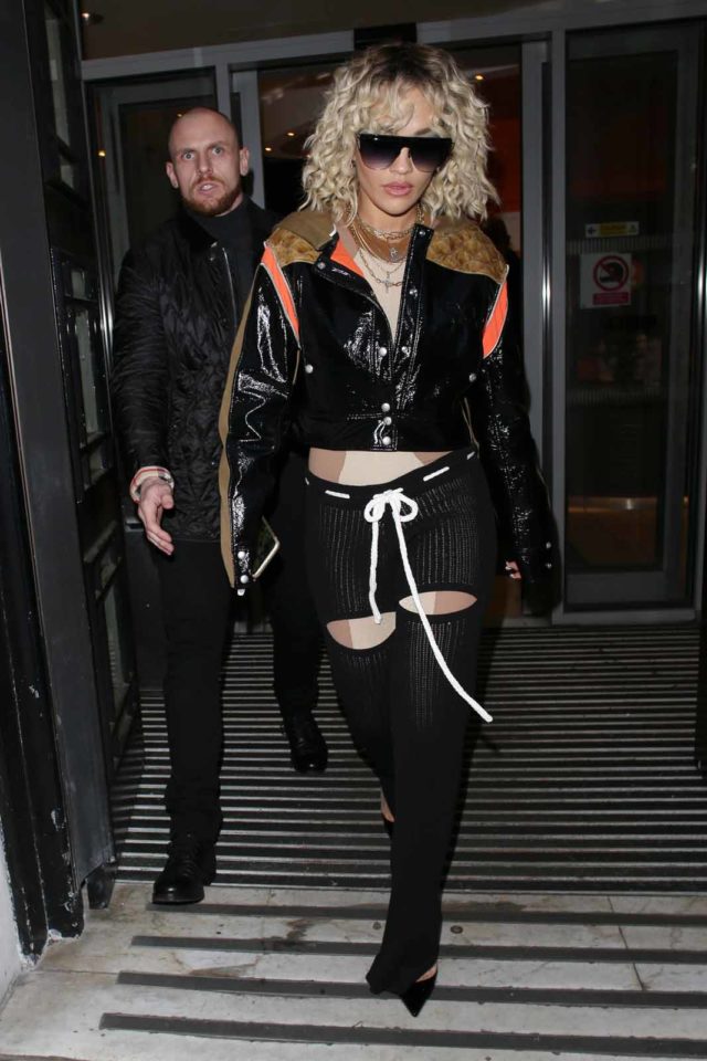 Rita Ora out and about, London, UK - 16 Mar 2020