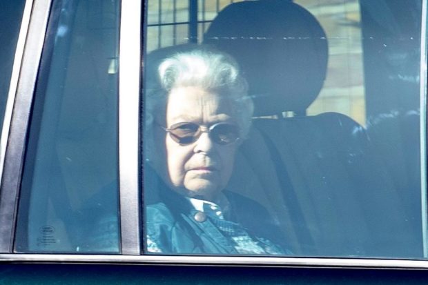 Queen Elizabeth II leaving Windsor Castle, UK - 16 Mar 2020