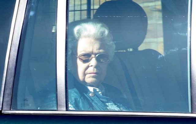 Queen Elizabeth II leaving Windsor Castle, UK - 16 Mar 2020