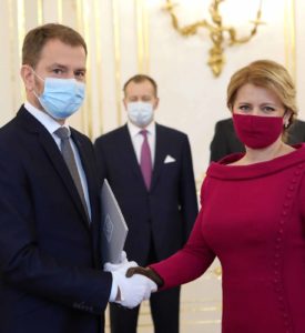 Appointment of new Slovak government amid coronavirus outbreak, Bratislava, Slovakia Slovak Republic - 21 Mar 2020
