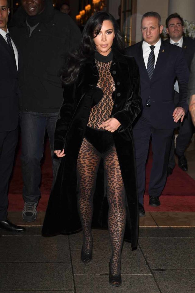 Kim Kardashian out and about, Paris, France - 06 Mar 2019