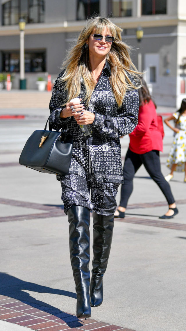 Heidi Klum out and about, Los Angeles, USA - 21 Oct 2019