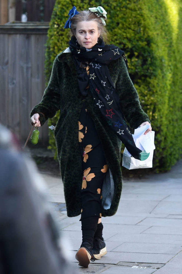 Helena Bonham Carter out and about, London, UK - 23 Mar 2020