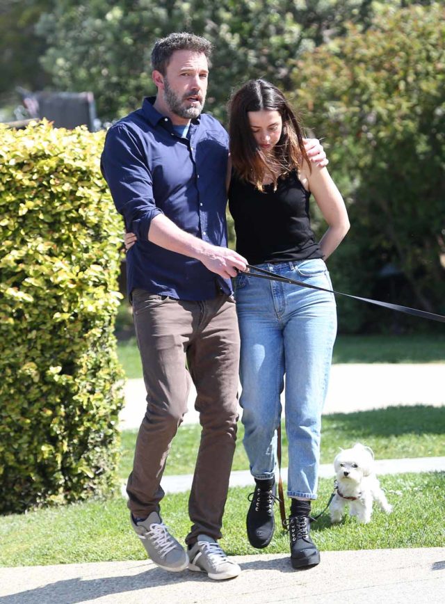 Ben Affleck and Ana de Armas out and about, Los Angeles - 01 Apr 2020