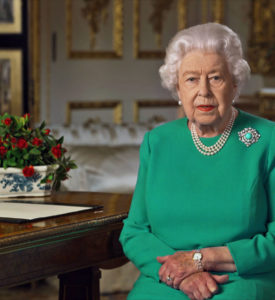 Queen Elizabeth II address to the nation in relation to the coronavirus epidemic, Windsor Castle, UK - 05 Apr 2020