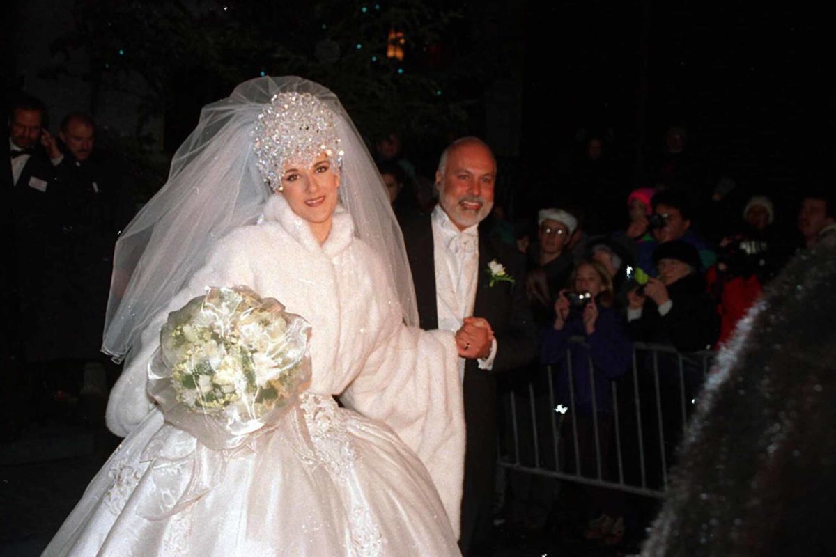Celine Dion Wedding Dress.