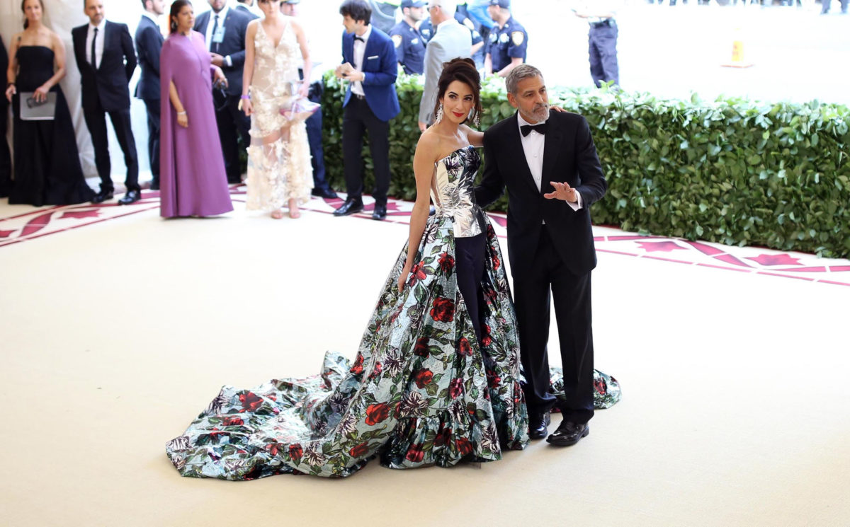 Amal clooney hotsell richard quinn dress