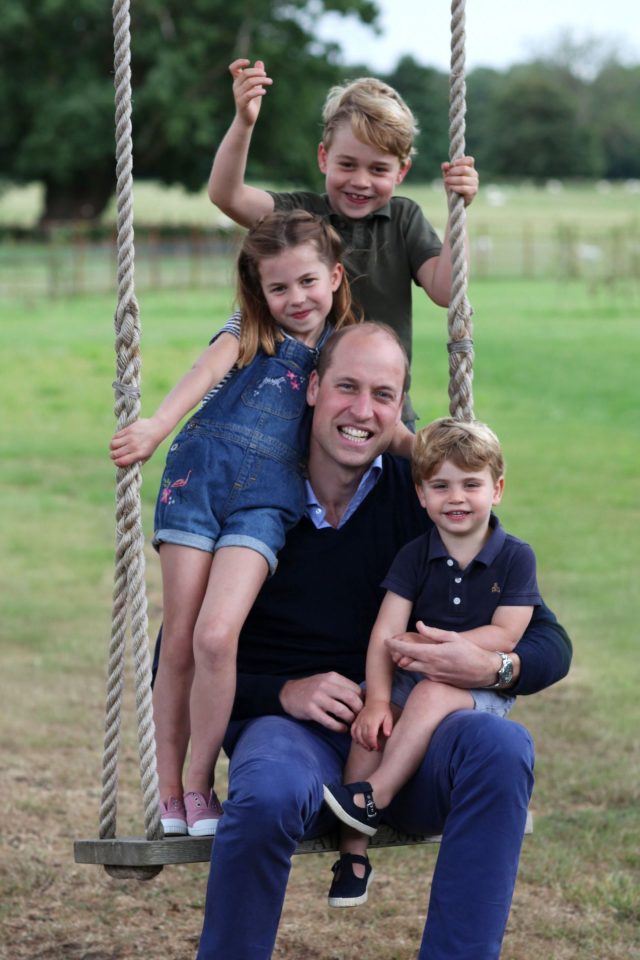 Duke of Cambridge celebrates Father's day, Norfolk, United Kingdom - 21 Jun 2020