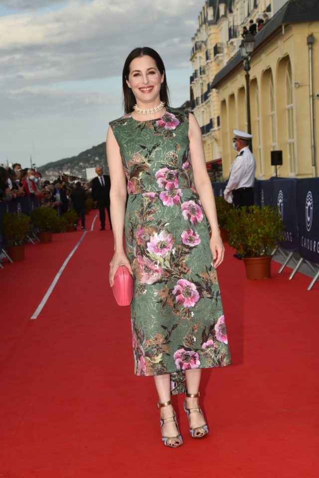 Amira Casar Wore a Good Dress to the Closing Ceremony of the Cabourg