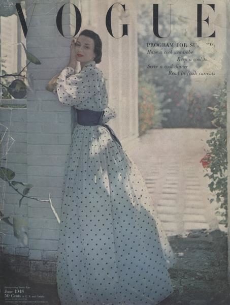 VOGUE 1951 ポスター Vogue March 1958 Art Print by John Rawlings | King & McGaw