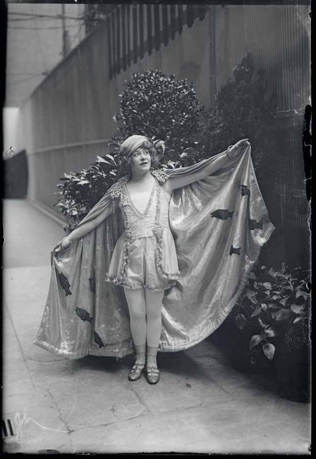 Woman in 1922 Bathing Suit