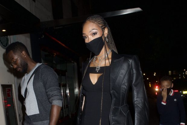 Jourdan Dunn out and about, London, UK - 03 Aug 2020