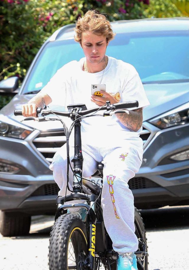 Justin Bieber out and about, Los Angeles, USA - 20 Aug 2020