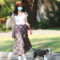 Ana de Armas Ramps Up The Dogwalking Fashion a Tad