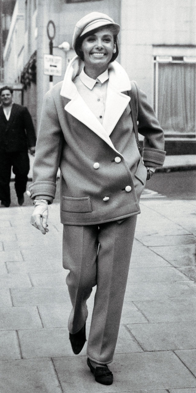 Lena Horne Strolling in Pant Suit