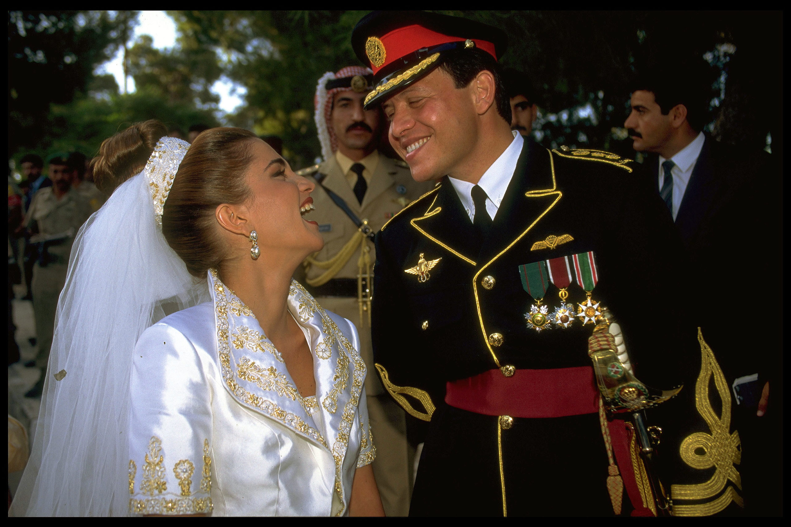 Prince Abdullah of Jordan Marries Rania alYassin, June 1993 Go Fug