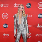 Cara Delevingne Wore a Very Shiny Suit at the AMAs