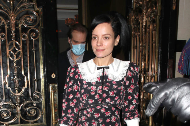 Lily Allen out and about, London, UK - 02 Dec 2020