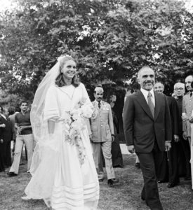 King Hussein and Queen Noor on Wedding Day