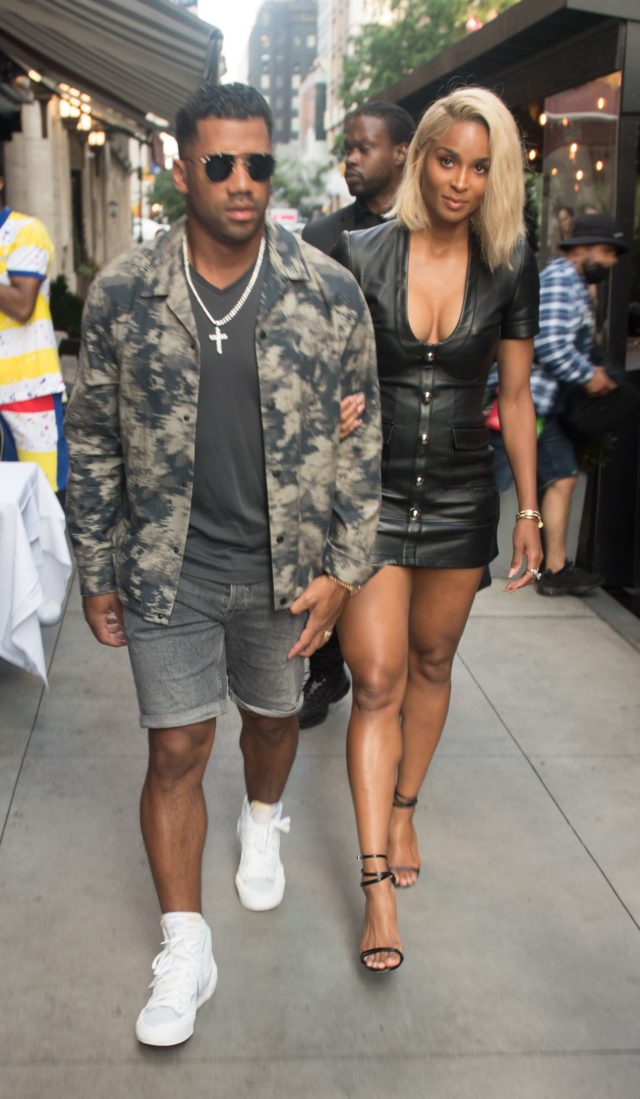 Russell Wilson and Ciara out and about, New York, USA - 30 Jun 2021