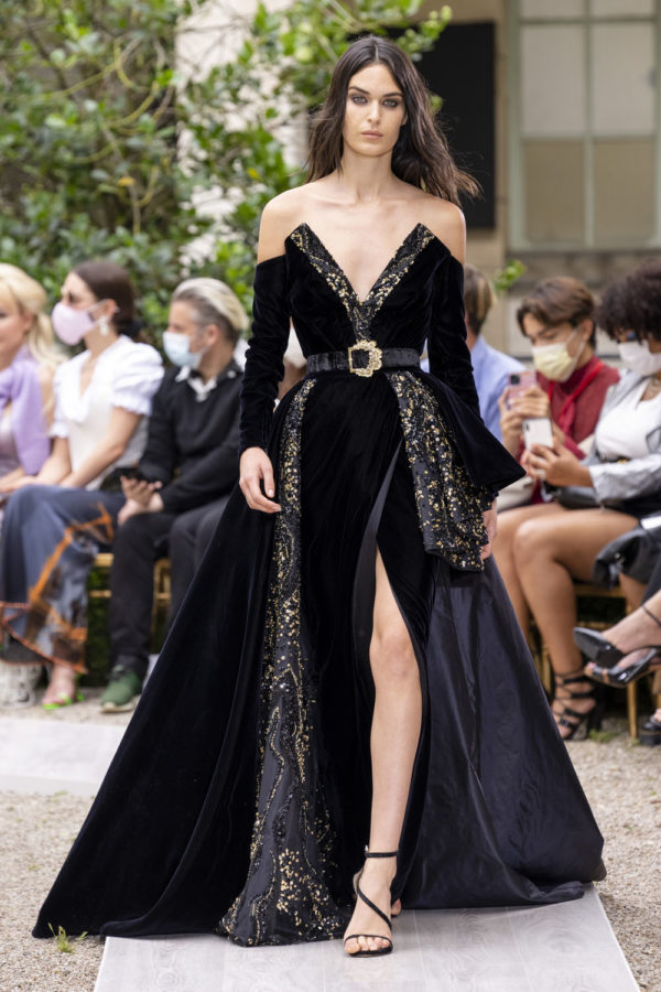 Zuhair murad black clearance gown