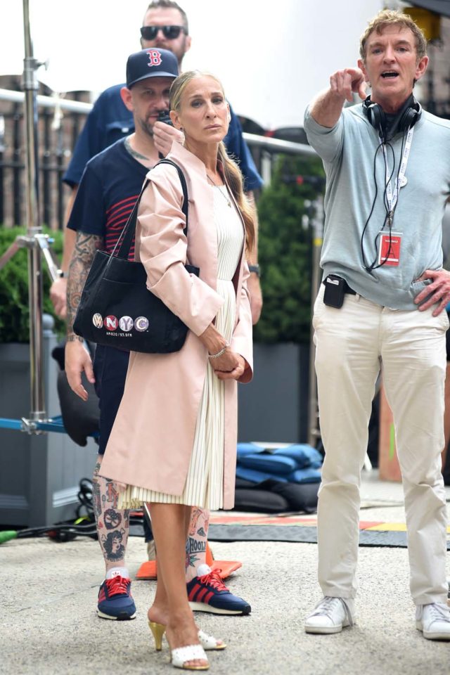 'And Just Like That' on set filming, New York, USA - 09 Aug 2021