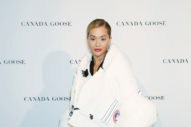 Rita Ora Seems To Be Wearing Her Jacket Upside-Down