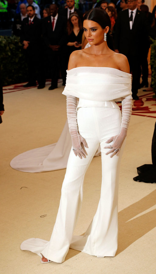 Virgil Abloh and Kendall Jenner at the 2018 Met Gala