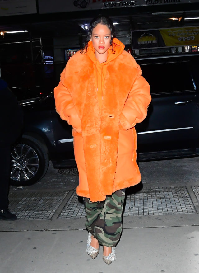 Rihanna seen at Flight Club, New York, USA - 26 Jan 2022