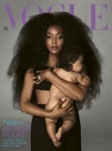 Naomi Campbell Has a Baby on the Cover of British Vogue -- And Yes, It's Hers