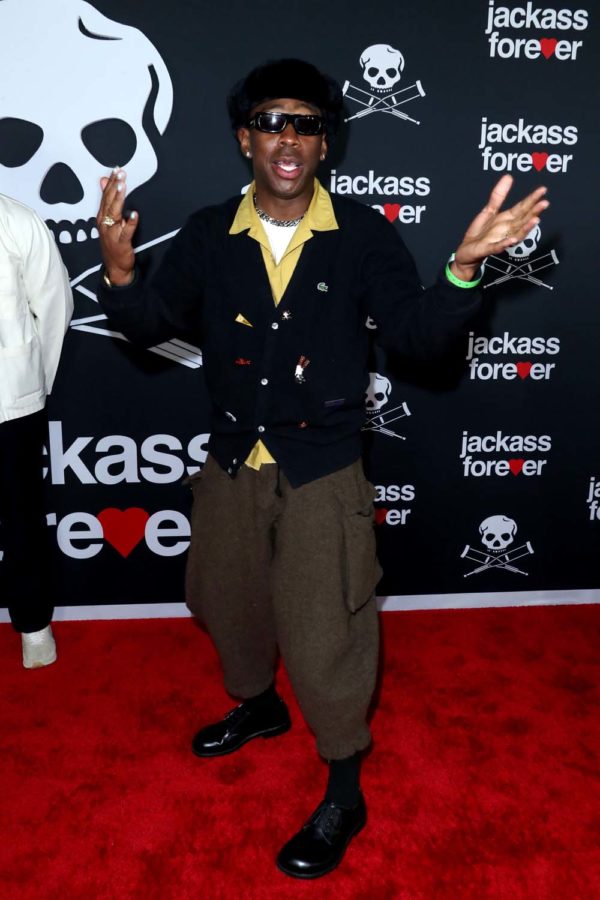 Tyler, the Creator Wears a Preppy Look to the 'Jackass Forever' Premiere
