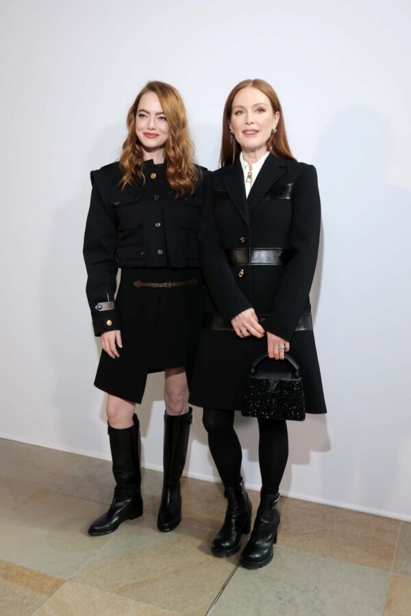 Emma Stone on the front row at Louis Vuitton's resort 2020 show