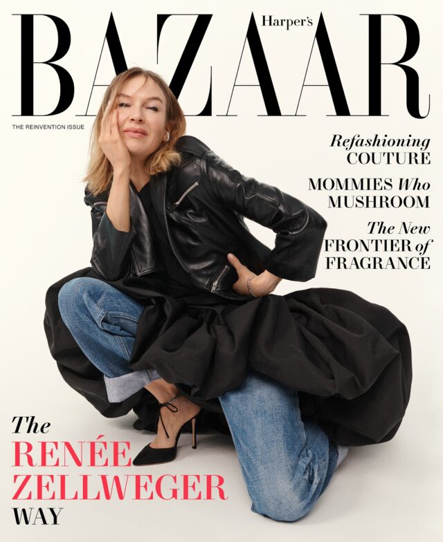 Renee Zellweger Harper's Cover