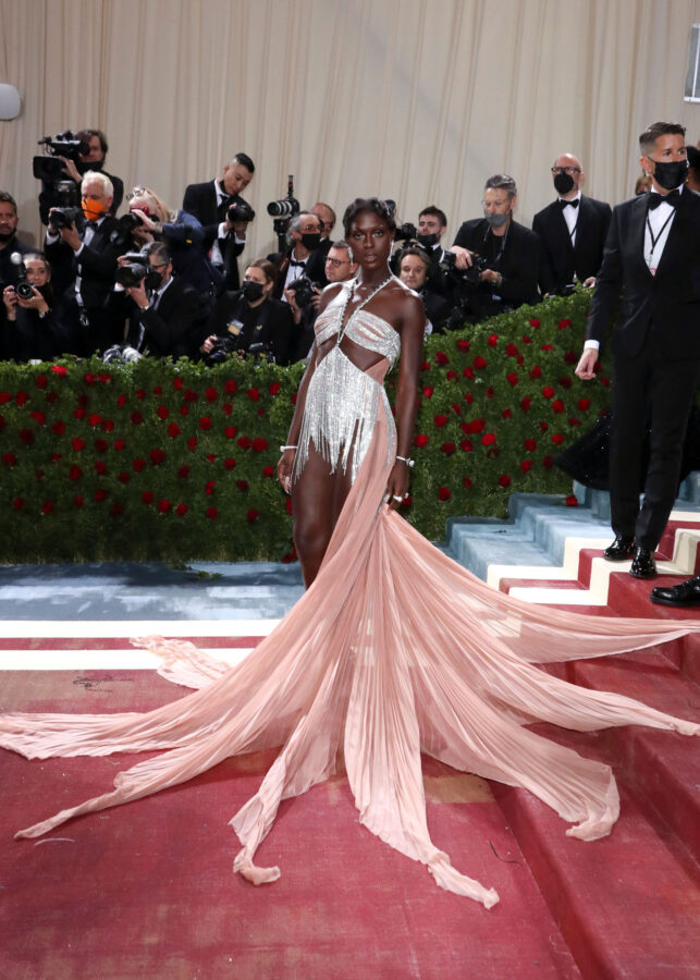 Jodie Turner-Smith and Joshua Jackson in Gucci - Costume Institute