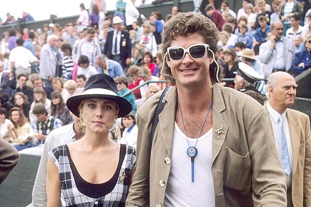 David Hasselhoff Sighting At Wimbledon - June 20, 1990