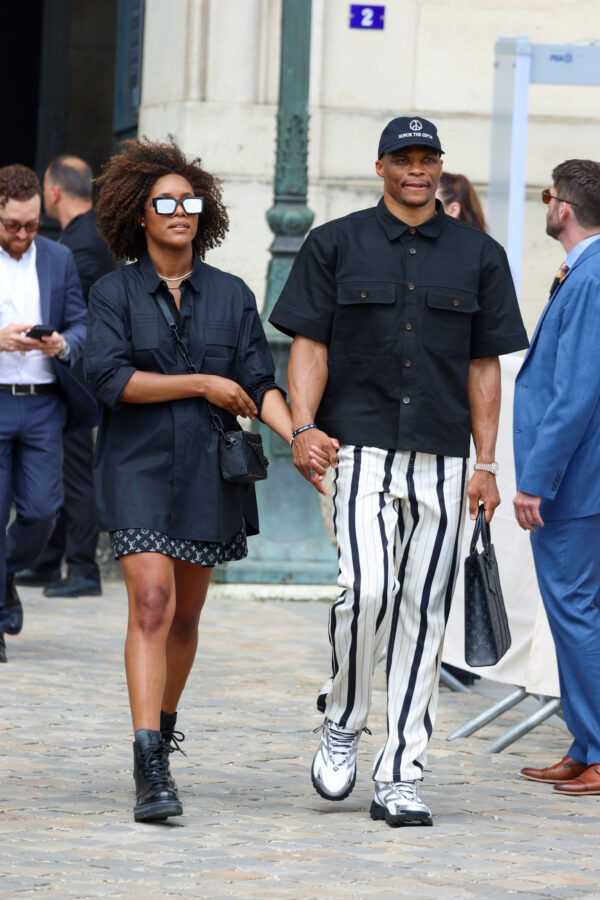 SPOTTED: Russell Westbrook in Louis Vuitton Shirt and Shorts