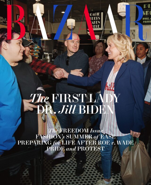 Harper's Bazaar June July 2022 Cover Dr Jill Biden-1654018005