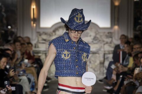 Thom Browne's Menswear Show Involved a Lot of Jock Straps