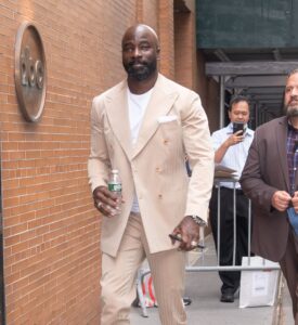 Mike Colter arrives to The View, New York, USA - 02 Jun 2022