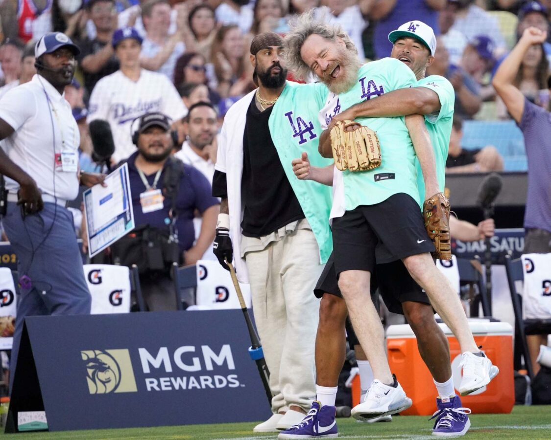 chloekim slaying at the @mlb All-Star Celebrity Softball Game