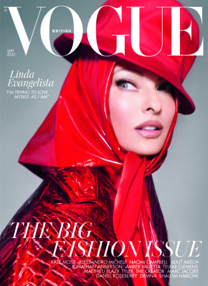 Linda Evangelista Storms Back to Work on British Vogue - Go Fug ...